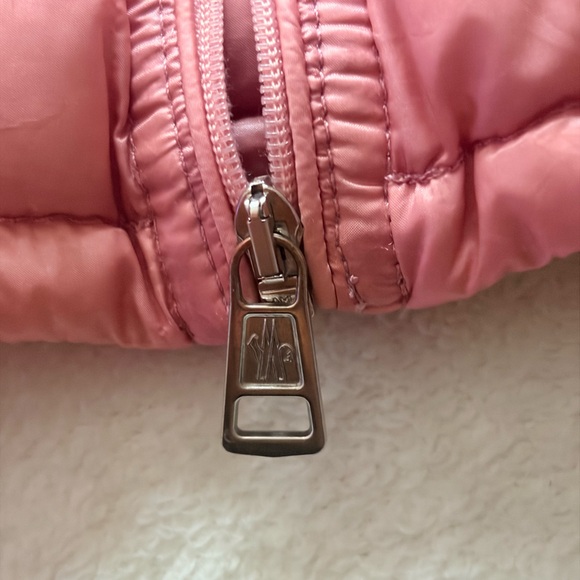 Moncler Pink Lightweight puffer Jacket kids 12-18 months - Picture 5 of 7
